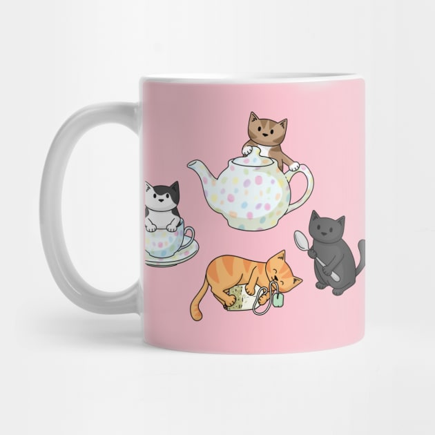 Tea cats by Doodlecats 